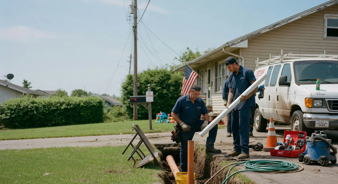 Clogged Drain Repair in Long Island, KS